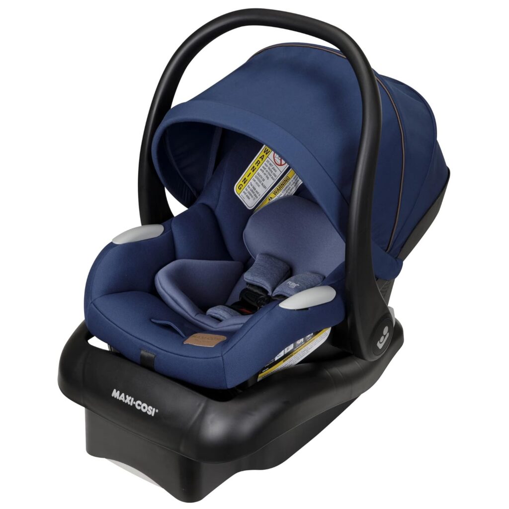 alt="Maxi-Cosi Mico Luxe lightweight infant car seat with base, top newborn car seat USA 2025"
