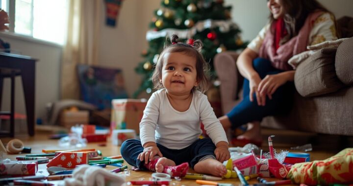 A Toddler’s Kind of Christmas: Slow, Messy, Magical 🎄